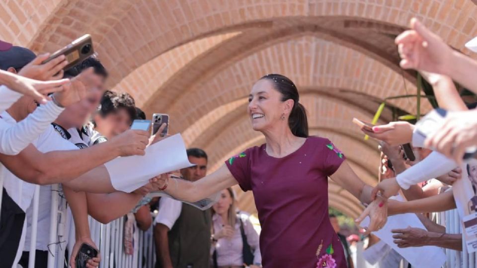 Claudia Sheinbaum, candidata presidencial de la coalición 'Sigamos haciendo historia'.