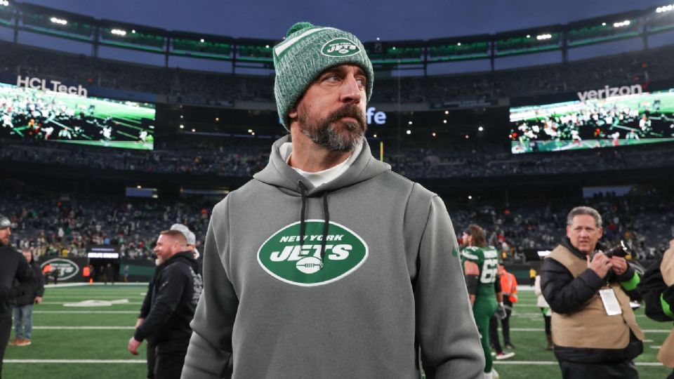 Aaron Rodgers, 'quarterback' de New York Jets.