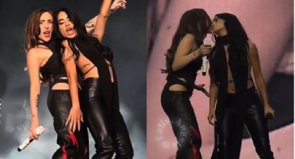 Video: Nicki Nicole besa a Lali Espósito durante concierto en Argentina