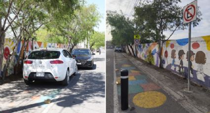 Grúa se lleva autos estacionados en corredor escolar en Monterrey