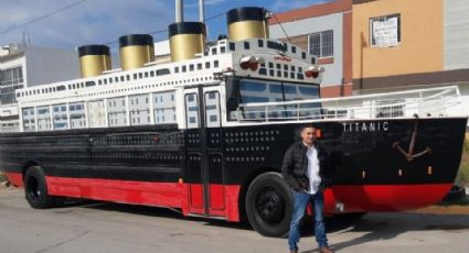 Video: Encuentran barco Titanic, pero con ruedas en Juárez, NL