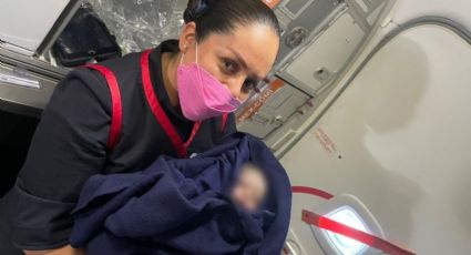 Mujer da a luz en vuelo de Aeroméxico y bebé recibe 90 viajes gratis