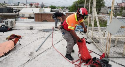 Hombre resulta herido por electrocución en negocio del centro del Monterrey