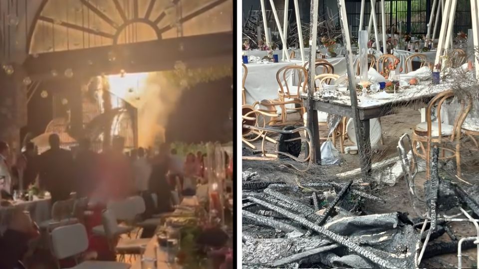 Boda en San Miguel de Allende termina en incendio