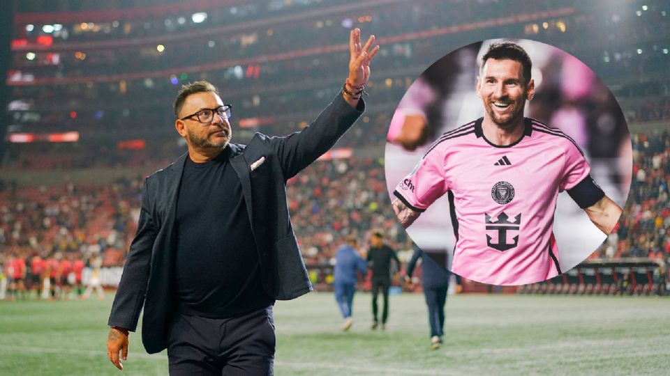 Antonio Mohamed compartió en sus historias de Instagram una fotografía con el ‘10’ del Inter Miami.