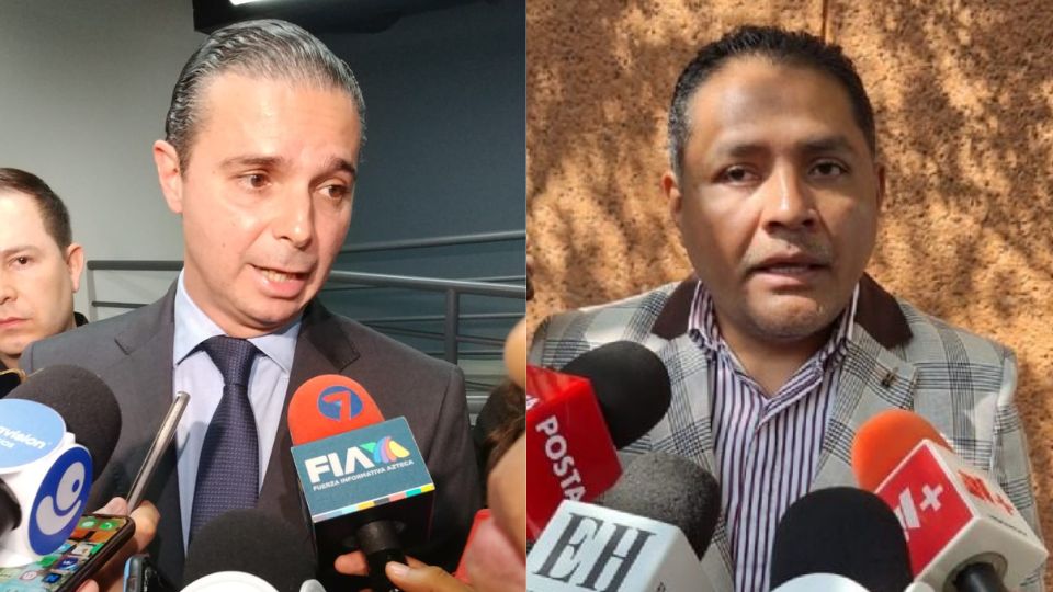 Pedro Arce (izq.) y José Bustos, fiscales General y Anticorrupción, respectivamente.