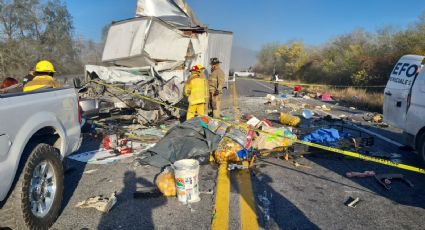 Mueren 9 personas en accidente carretero; viajaban de San Luis a Monterrey