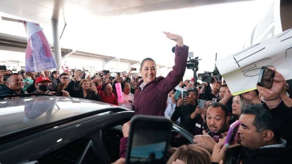 Claudia Sheinbaum, candidata presidencial de la coalición “Sigamos haciendo historia”.