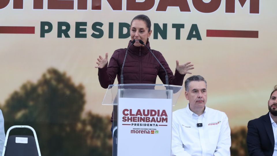 Candidata a la presidencia Claudia Sheinbaum.