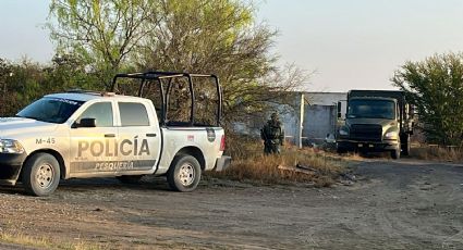 Resguardan baldío donde fueron hallados 5 cuerpos y 5 cráneos en Pesquería