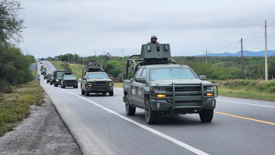 Elementos del Ejército Nacional llegan a Nuevo León