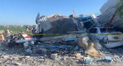 Video: Explosión deja una mujer muerta y casas destruidas en Valle Hermoso, Tamaulipas