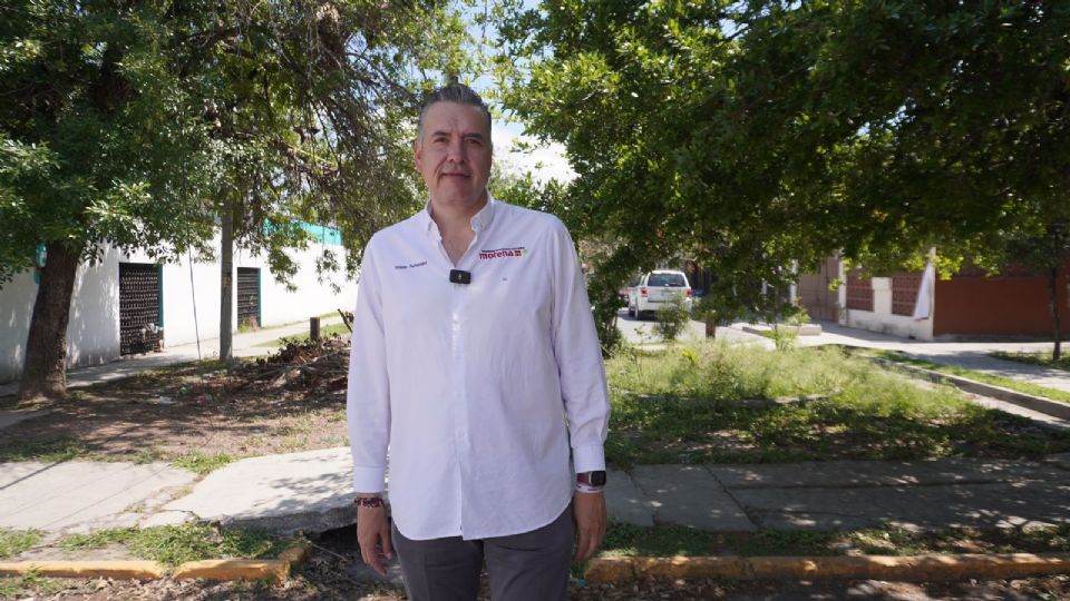 Waldo Fernández, candidato al Senado por la coalición “Sigamos Haciendo Historia en Nuevo León'