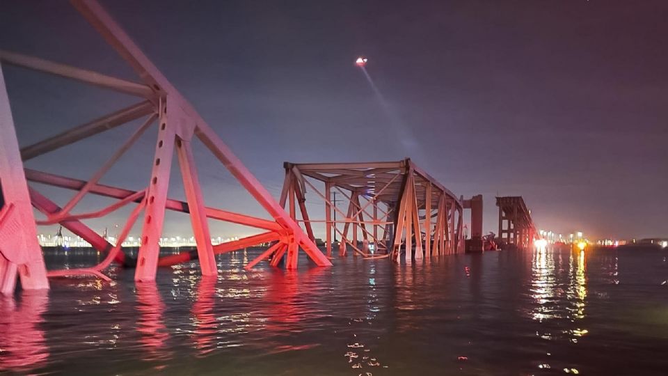 Sección colapsada del puente Francis Scott Key | EFE/EPA/BOMBEROS DE LA CIUDAD DE BALTIMORE