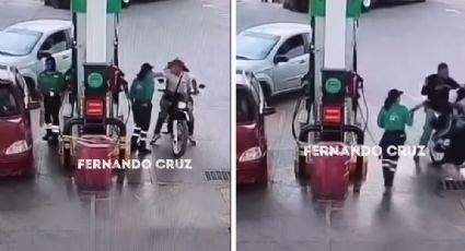 Empleada de gasolinera usa su ingenio y frustra un asalto en Edomex