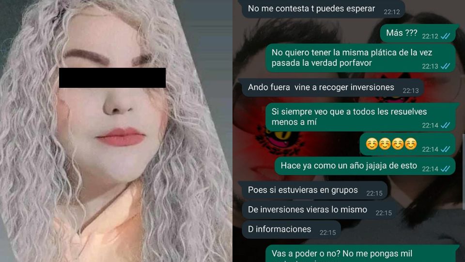 Conversaciones con la presunta estafadora