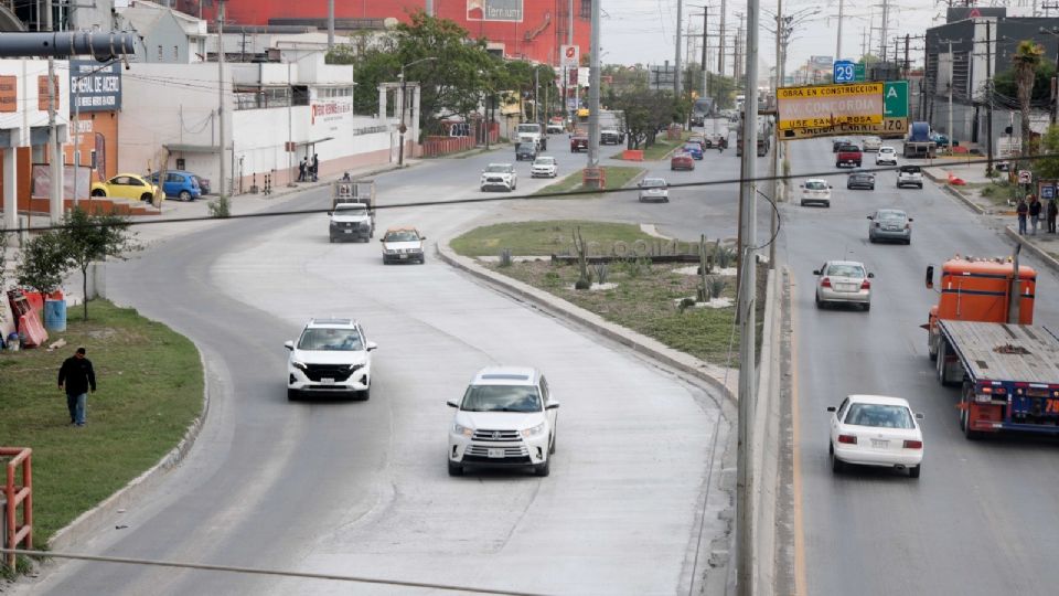 Tramo rehabilitado en López Mateos