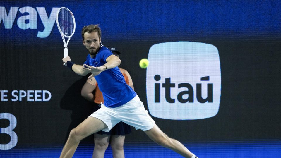 Daniil Medvedev en el Abierto de Miami.