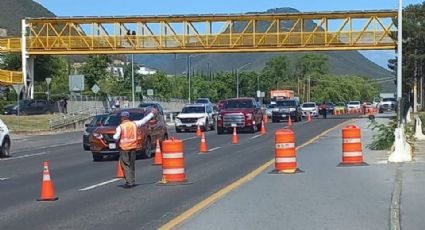 Habilitan carril de contraflujo en Carretera Nacional ante tráfico por Semana Santa