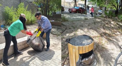 Brigada de limpieza recolecta 12 bolsas de basura en Parque Ciudadano