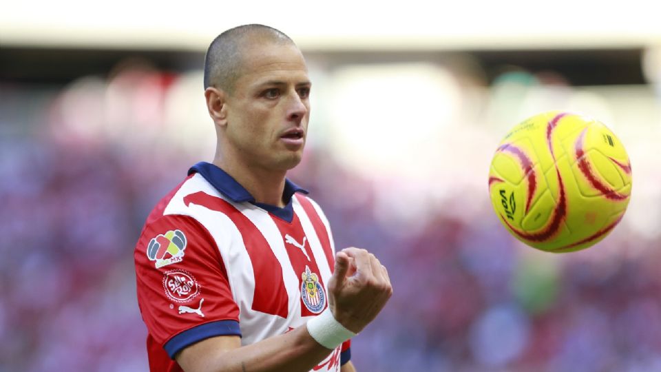 Javier Hernandez del Chivas durante el juego de la Jornada 11 del Torneo Clausura 2024