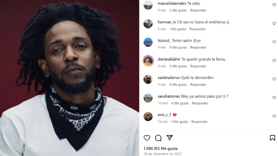 Cuenta de Instagram de Kendrick Lamar.