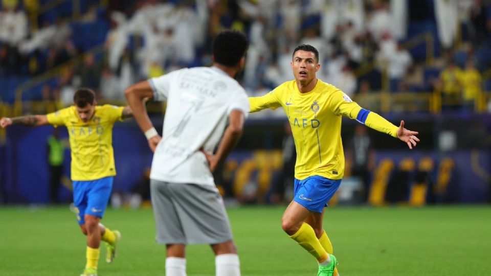 Cristiano Ronaldo anotó tres goles en la victoria del Al Nassr por 5-1 sobre el Al Taee.