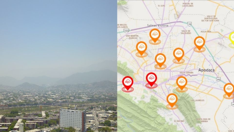 Mala calidad del aire en la Zona Metropolitana de Monterrey