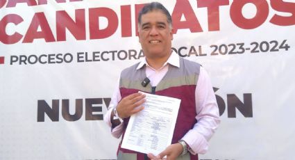 Guerrero Reséndiz registra candidatura a la alcaldía de San Nicolás por Morena