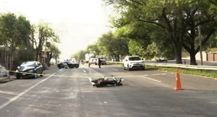 Muere motociclista tras choque en la Carretera Nacional