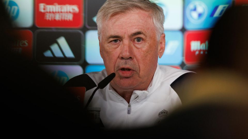 Carlo Ancelotti, ofrece una rueda de prensa