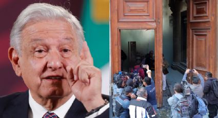 AMLO acusa a opositores del portazo a Palacio Nacional