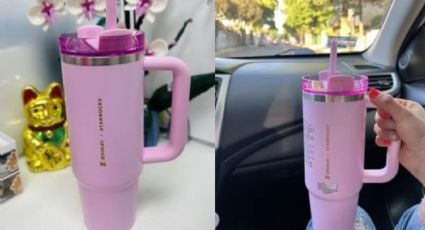 Starbucks pone requisitos para comprar termo rosa Stanley en México