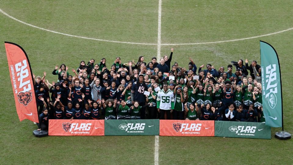 La liga 'Girls Flag' de la NFL se expande en el Reino Unido con la participación de 260 niñas.