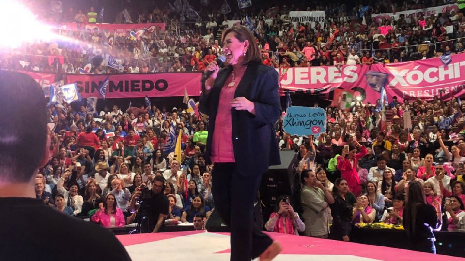 Xóchitl Gálvez, candidata presidencial de la coalición “Fuerza y corazón por México”.