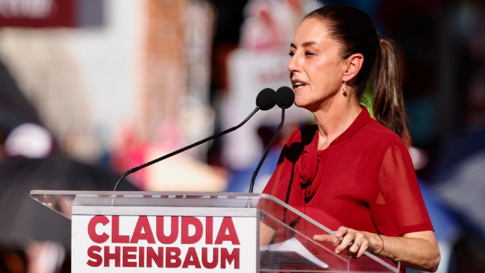 Claudia Sheinbaum, candidata presidencial de la coalición 'Sigamos haciendo historia'.