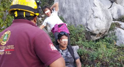 Pareja se pierde en el Cerro del Topo y es rescatada gracias a su hijo