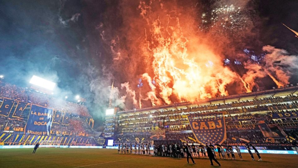 La cancha de La Bombonera.