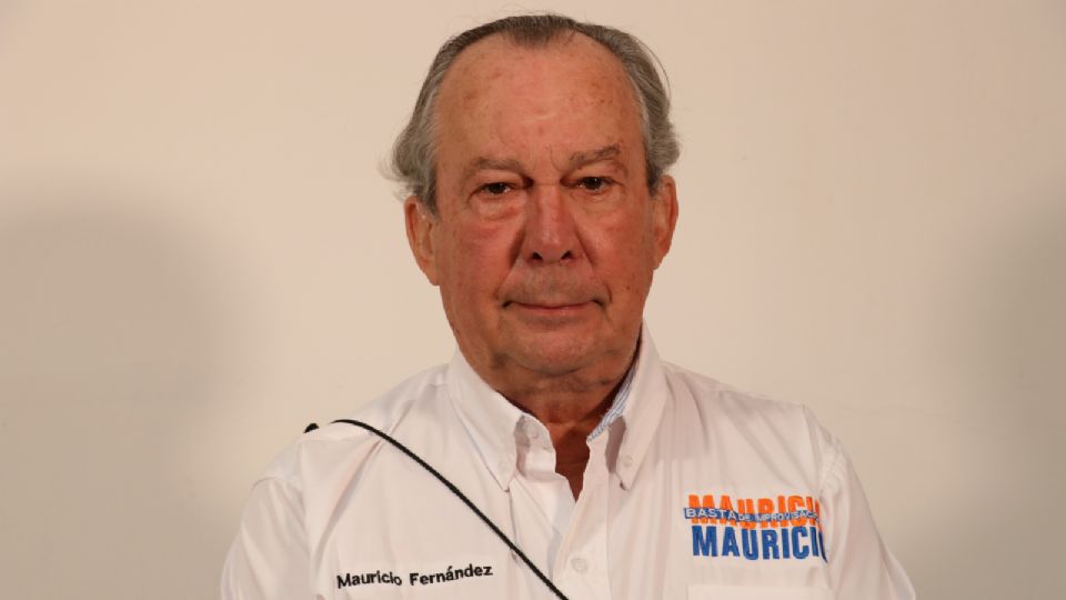 Mauricio Fernández, candidato a la alcaldía de Monterrey.