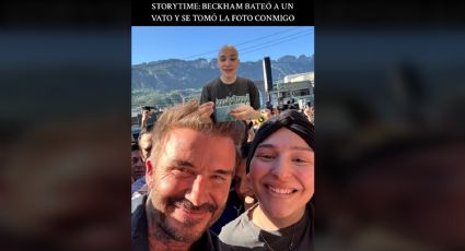 'Me sonrió, me guiñó el ojo', joven regia cumple sueño de conocer a David Beckham en Monterrey