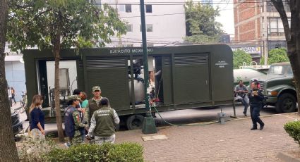 Ejército abastece con agua potable a alcaldía Benito Juárez tras crisis de contaminación