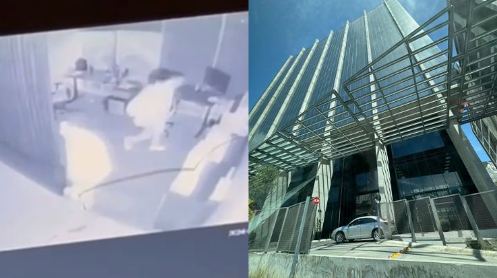 Video: Roban torre de oficinas en Monterrey y roban más de millón y medio de pesos