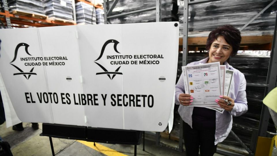 Material electoral en Ciudad de México.