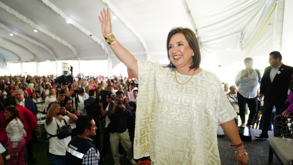 Xóchitl Gálvez, candidata presidencial de la coalición 'Fuerza y corazón por México'.