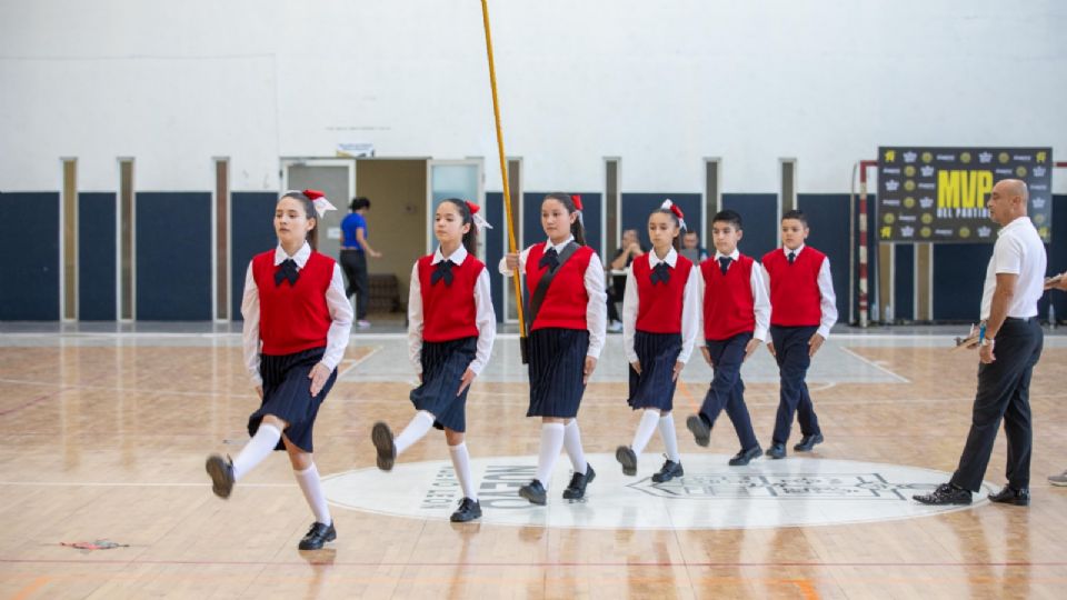 Participantes en el Concurso Estatal de Escoltas.