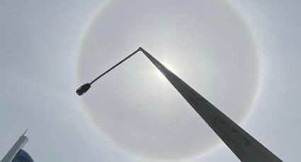 Halo solar es captado en el cielo de Monterrey, ¿por qué se formó?