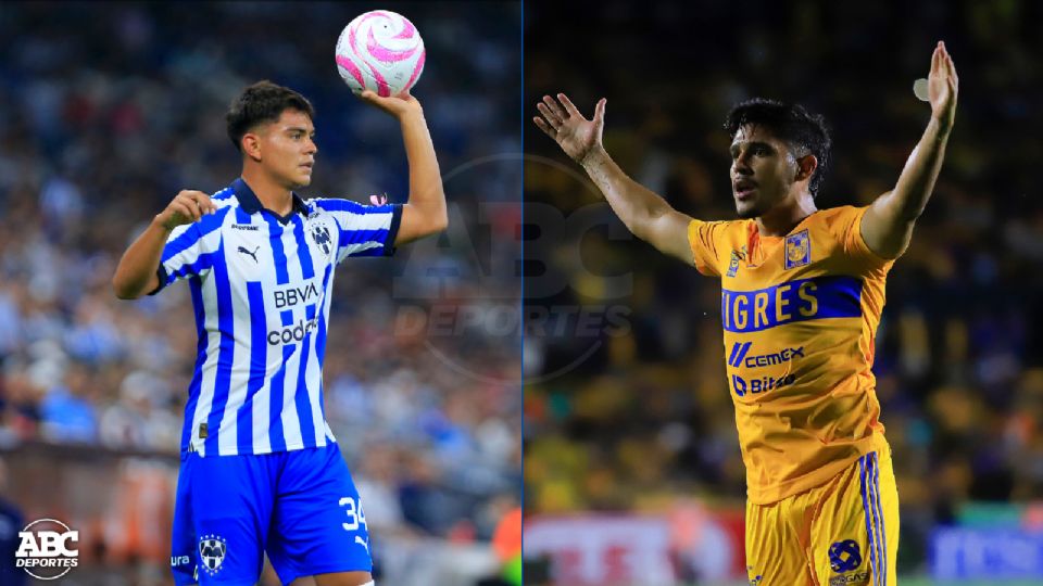 César Bustos, de Rayados, Jesús Garza, de Tigres, son dos de los seis futbolistas nacidos en Nuevo León que podrían ver acción en el Estadio BBVA en el Clásico Regio