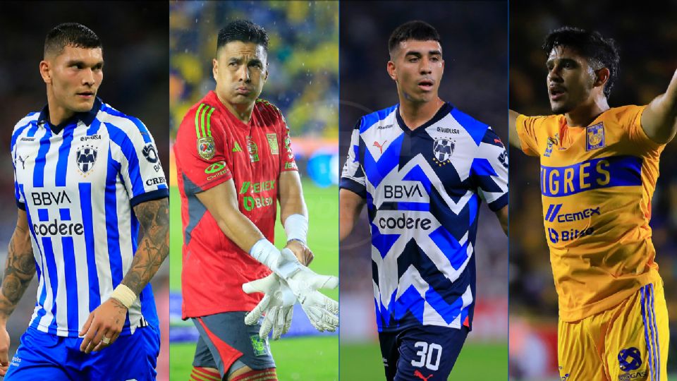 Brandon Vázquez, Carlos Felipe, 'Corcho' Rodríguez y Jesús Garza, son algunos de los jugadores que podrían disputar su primer Clásico Regio.