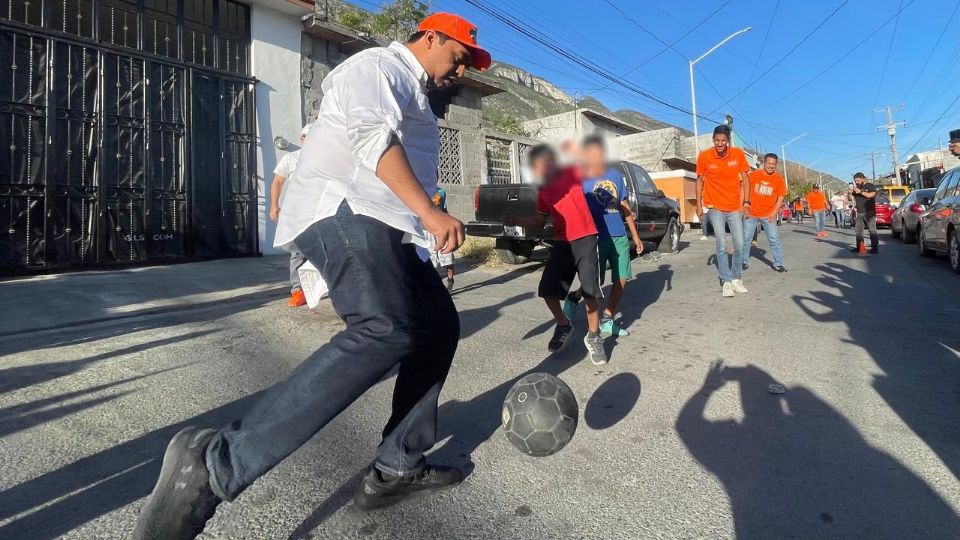 Jesús Nava, candidato a reelegirse en la alcaldía de Santa Catarina.