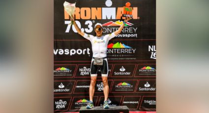 El regio Francisco Serrano es campeón absoluto del Ironman Monterrey 2024